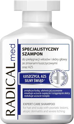 dermatologiczny szampon do pielęgnacji skóry głowy ze zmianami łuszczycowymi