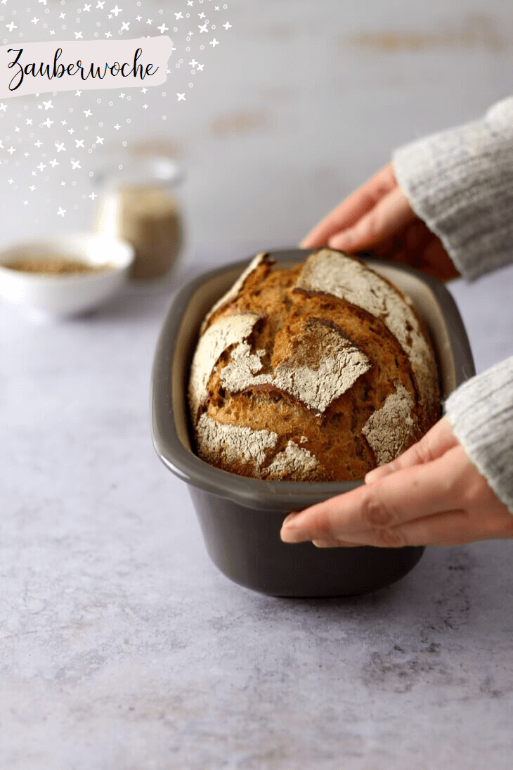 pampered chef brot mit sauerteig