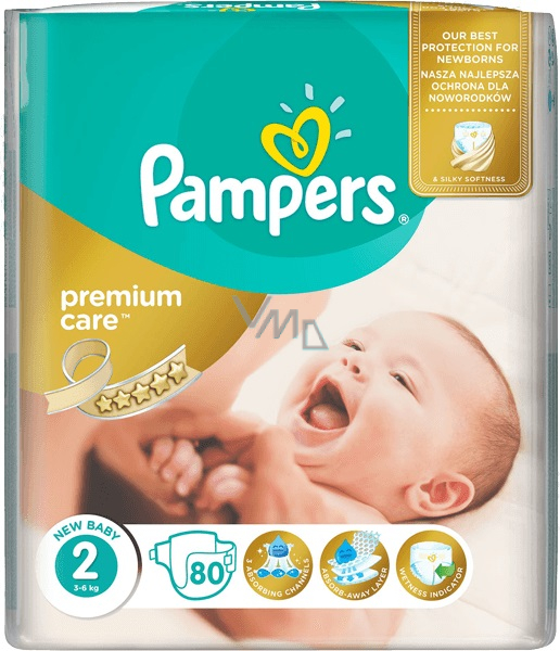 pampers premium care rozmiar 2 mini 3-6kg 80 sztuk