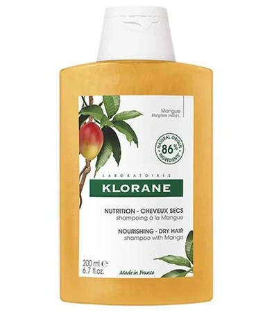 klorane szampon odżywczy na bazie wyciągu z mango 200 ml