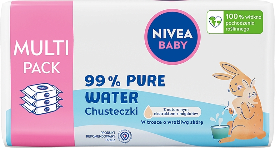 nivea baby chusteczki nawilżane fresh & pure