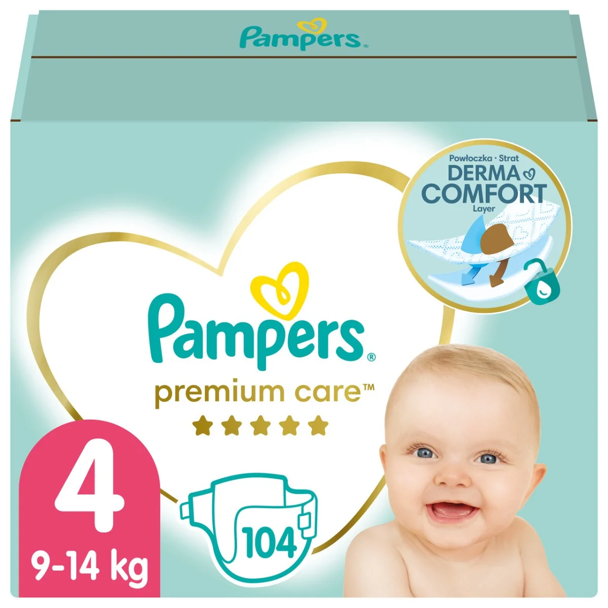 pampers premium care pieluchy rozmiar 4