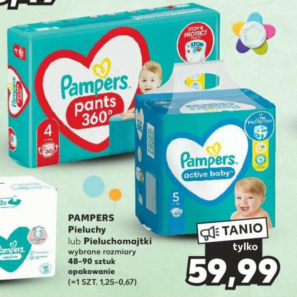 pudlo pieluch pampers w kaufland