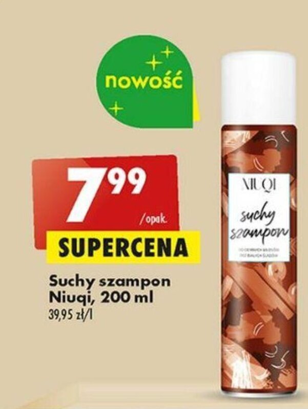 biedronka suchy szampon