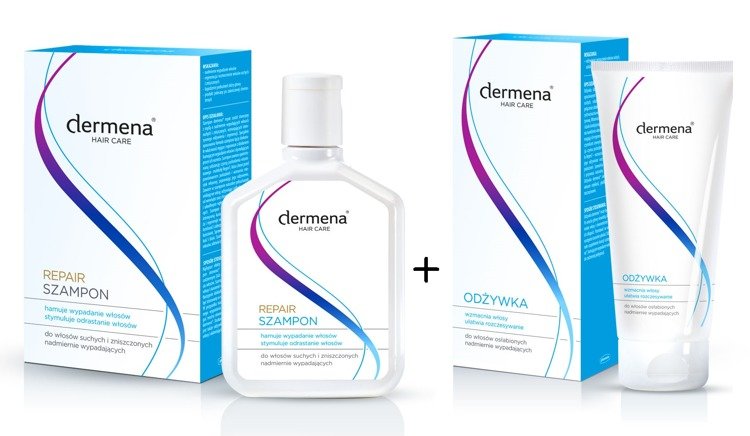 dermena repair zestaw szampon 200 ml odżywka 200