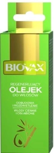 regenerujacy olejek do włosów biovax