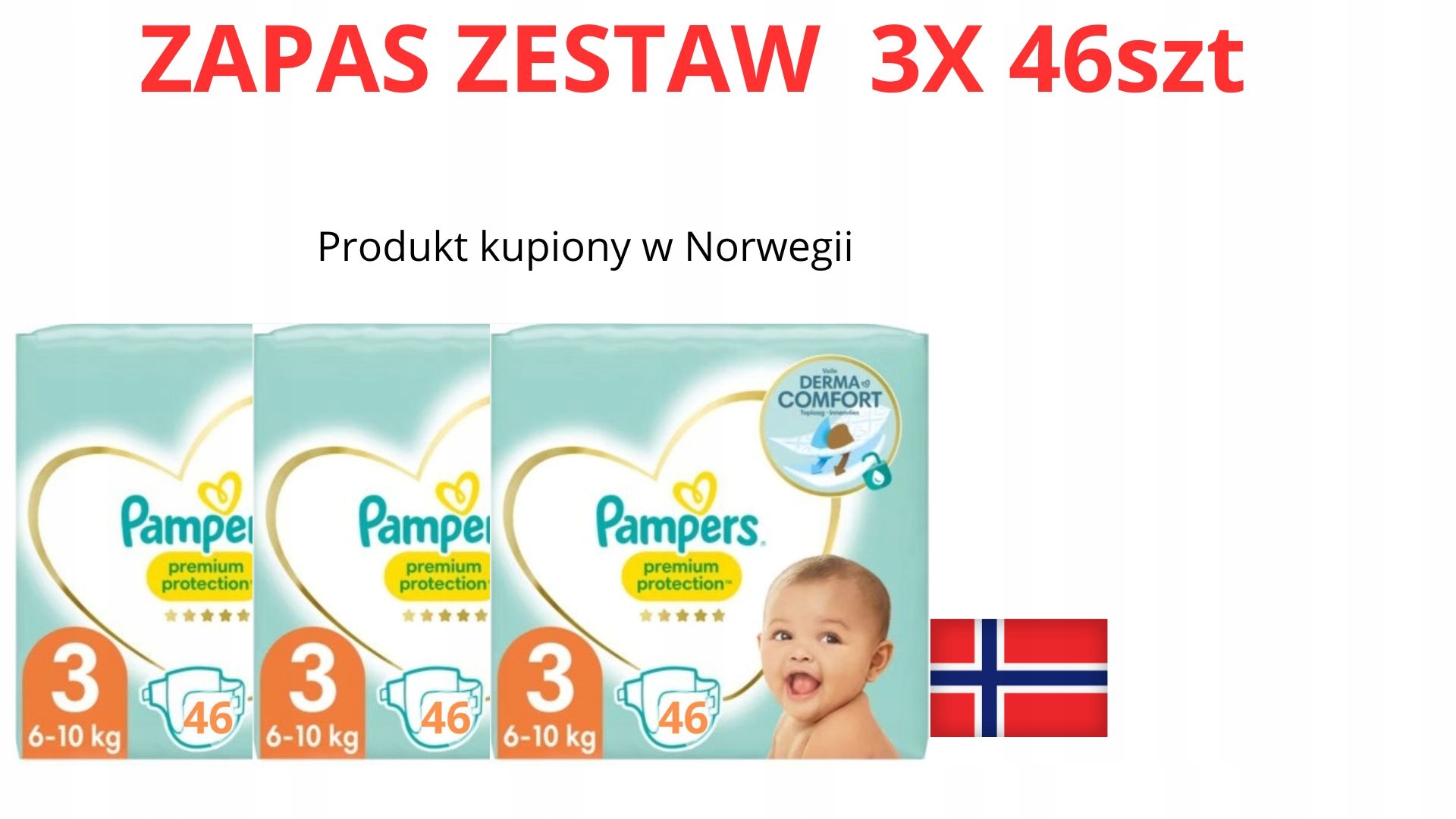 pampers duża paka 3