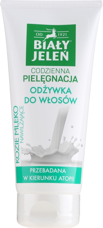 biały jeleń odżywka do włosów cienkich kozie mleko 200 ml