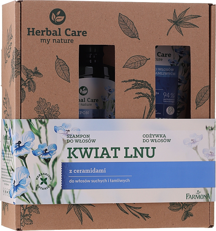 szampon herbal care aloes i kwiat lnu