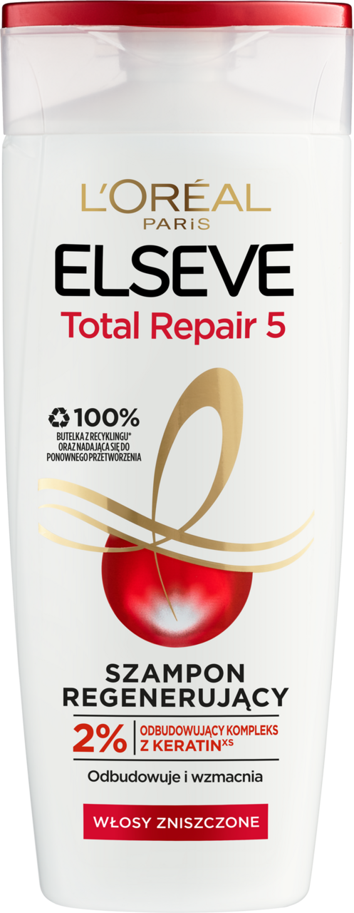 loreal paris elseve total repair 5 szampon regenerujący do włosów