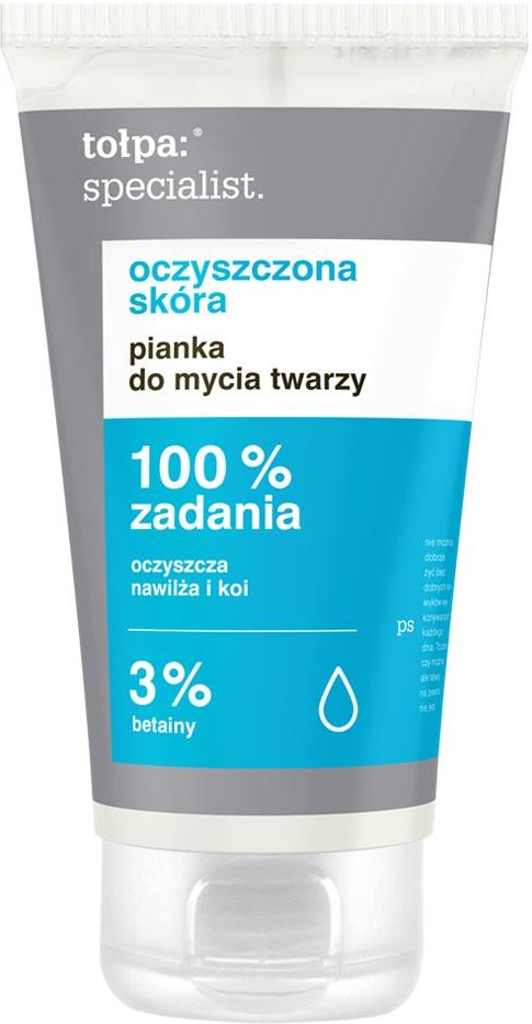 tolpa łagodny żel pianka do mycia twarzy