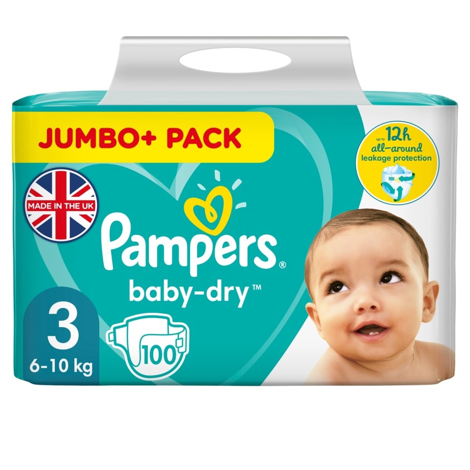 pampers active baby dry 3 tesco