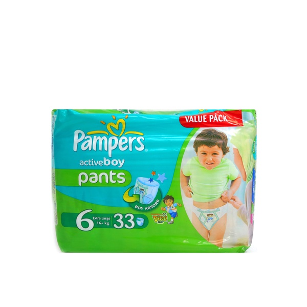 pampers active boy pants 6