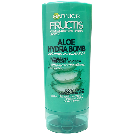 garnier fructis aloe hydra bomb odżywka wzmacniająca do włosów odwodnionyc