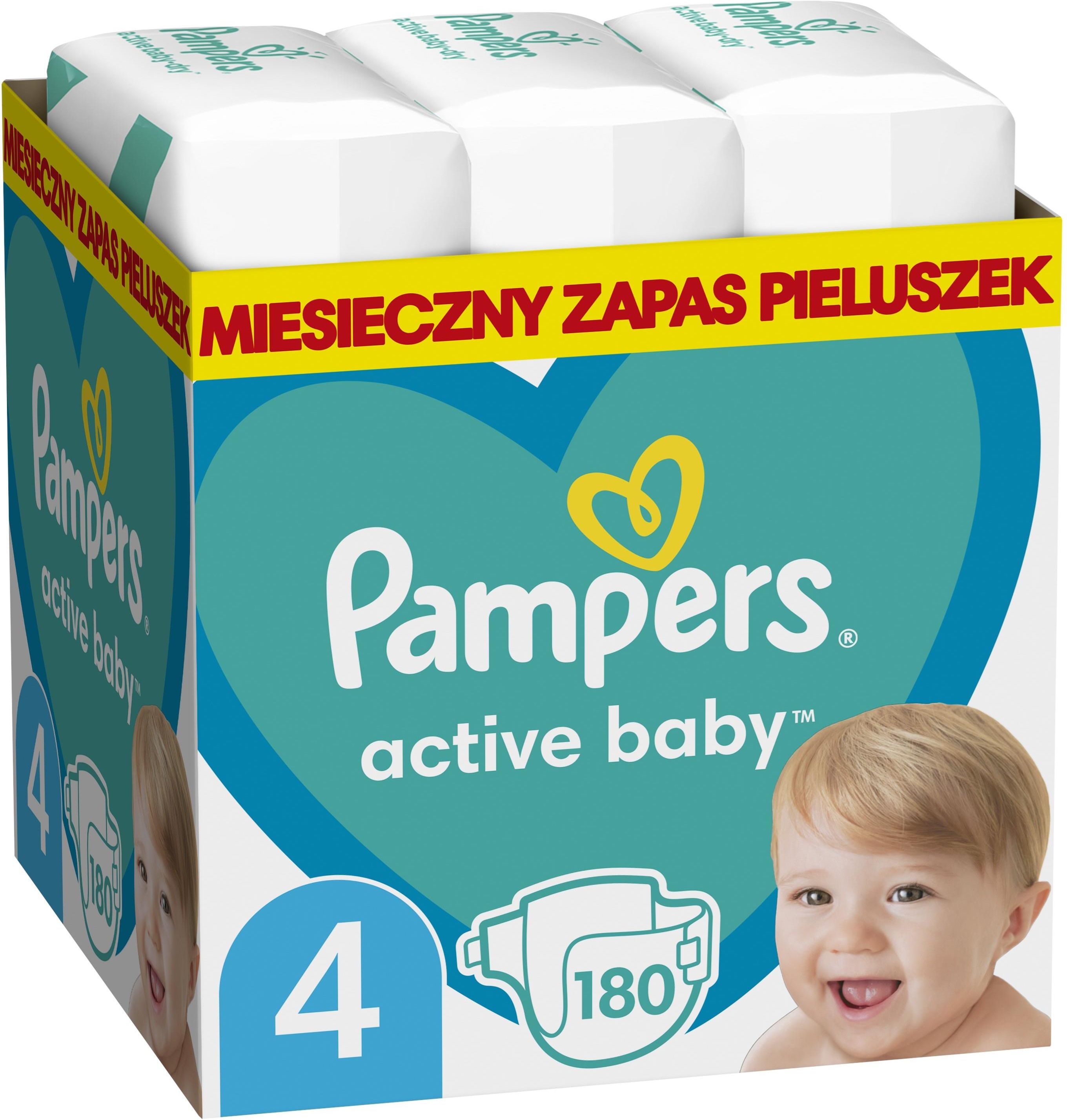 ceneo pampers active baby-dry 4