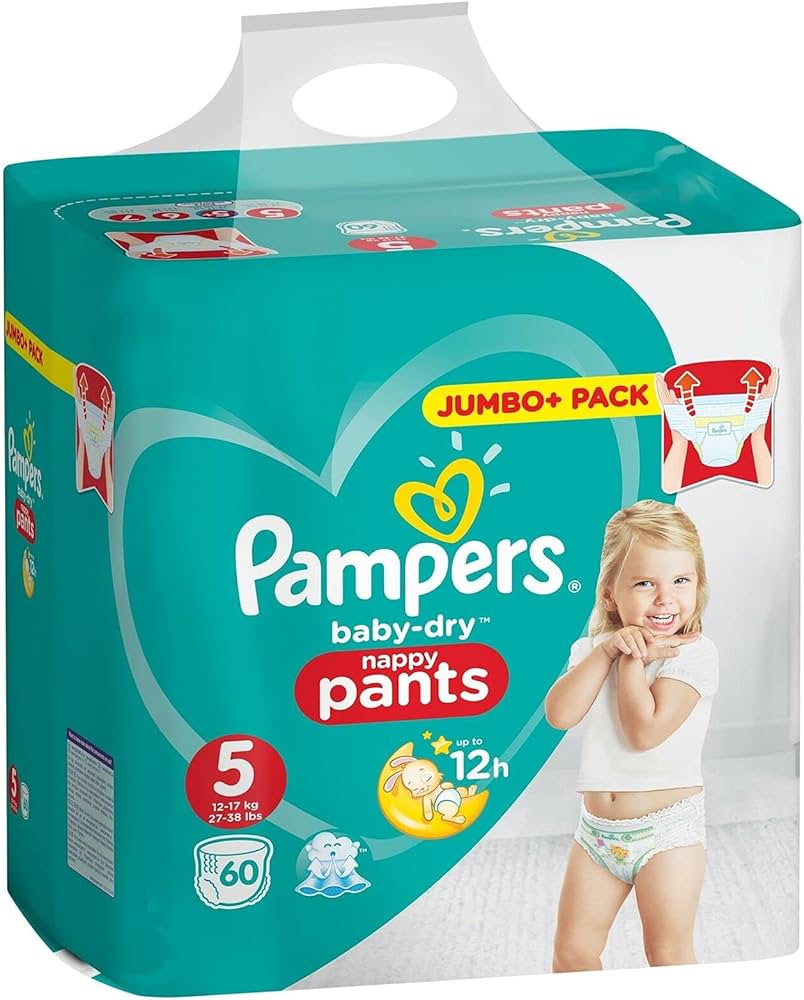 pampers baby dry pants size 5