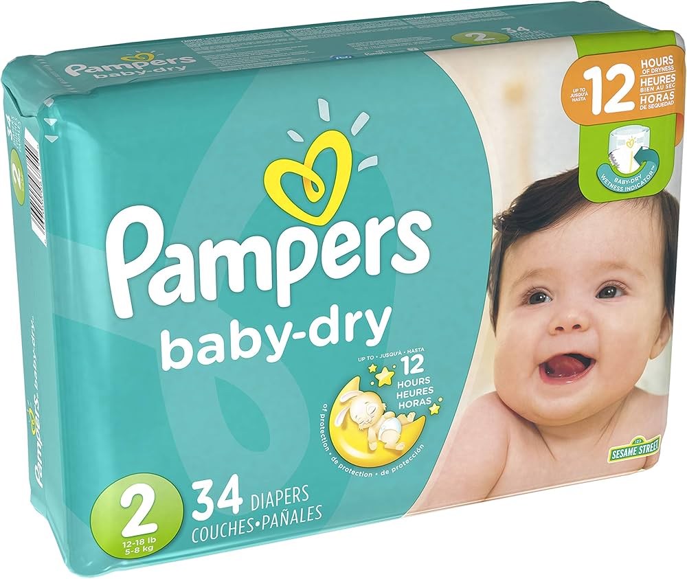 pampers acive baby dry 12-18