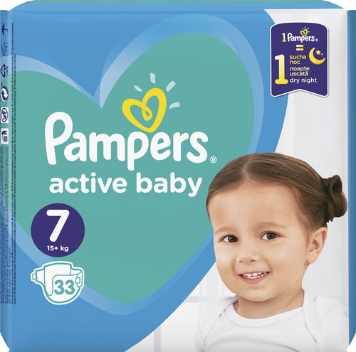 pampers active baby cena