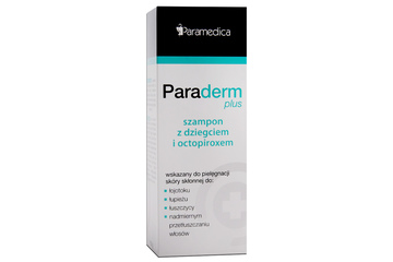 paraderm plus szampon z dziegciem i octopiroxem 150 ml