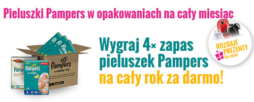 roczny zapas pampers opinie wygraj