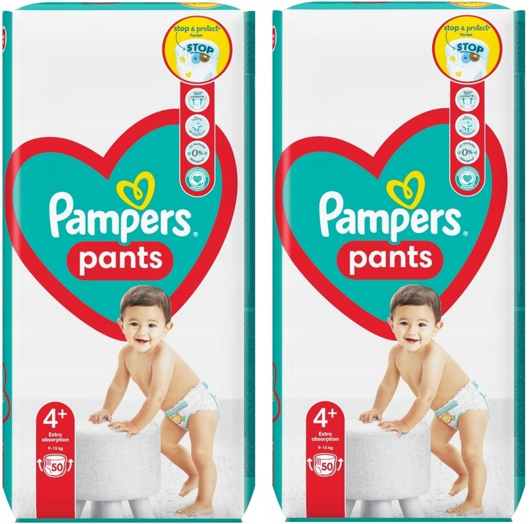 pampers pants 4 100 sztuk