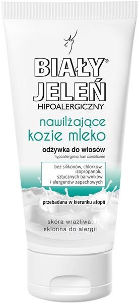 odżywka do włosów biały jeleń kozie mleko