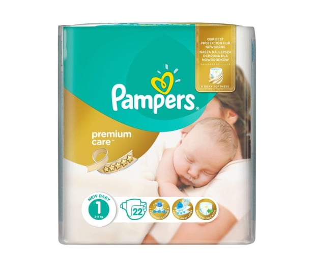 pampers 1 cena 22 szt