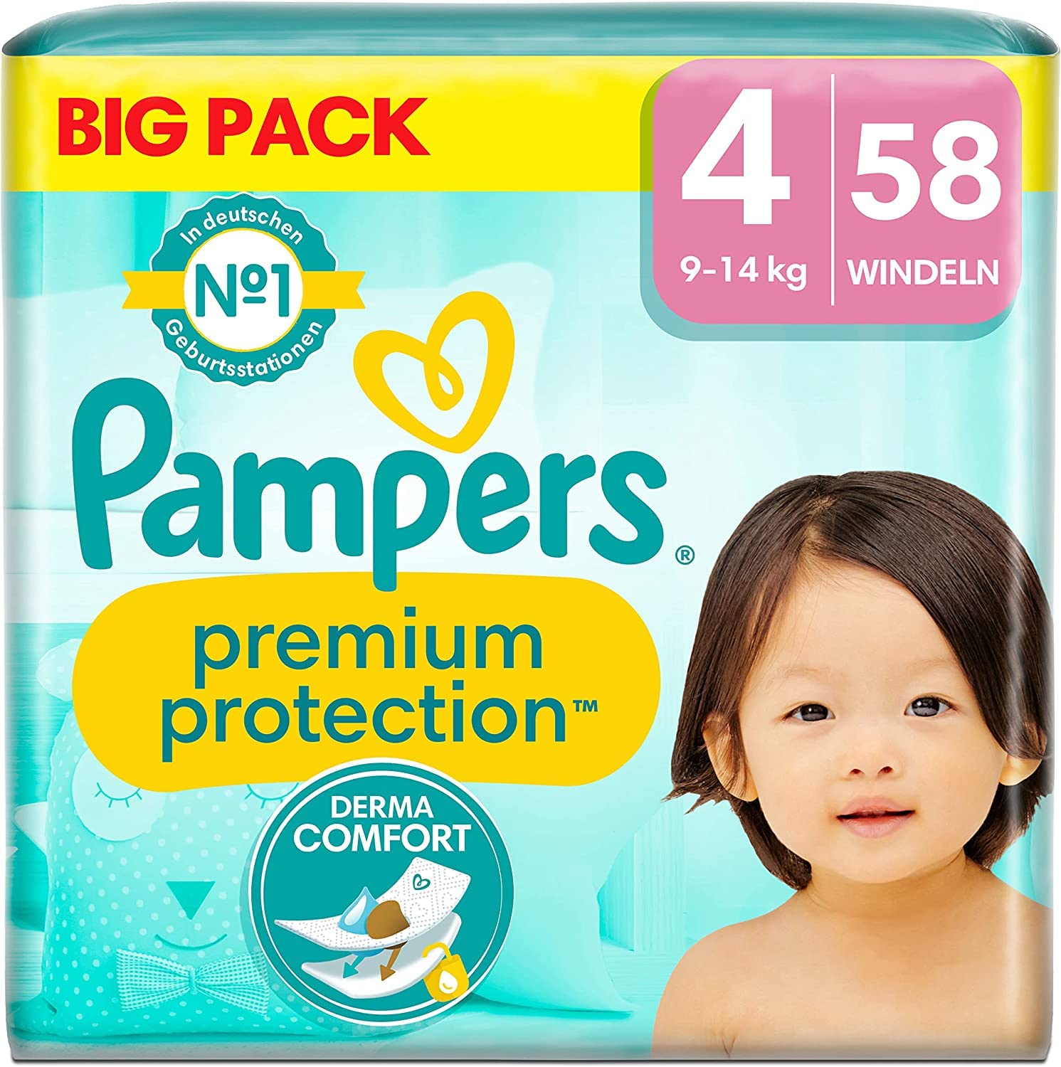 premium protection pampers 4