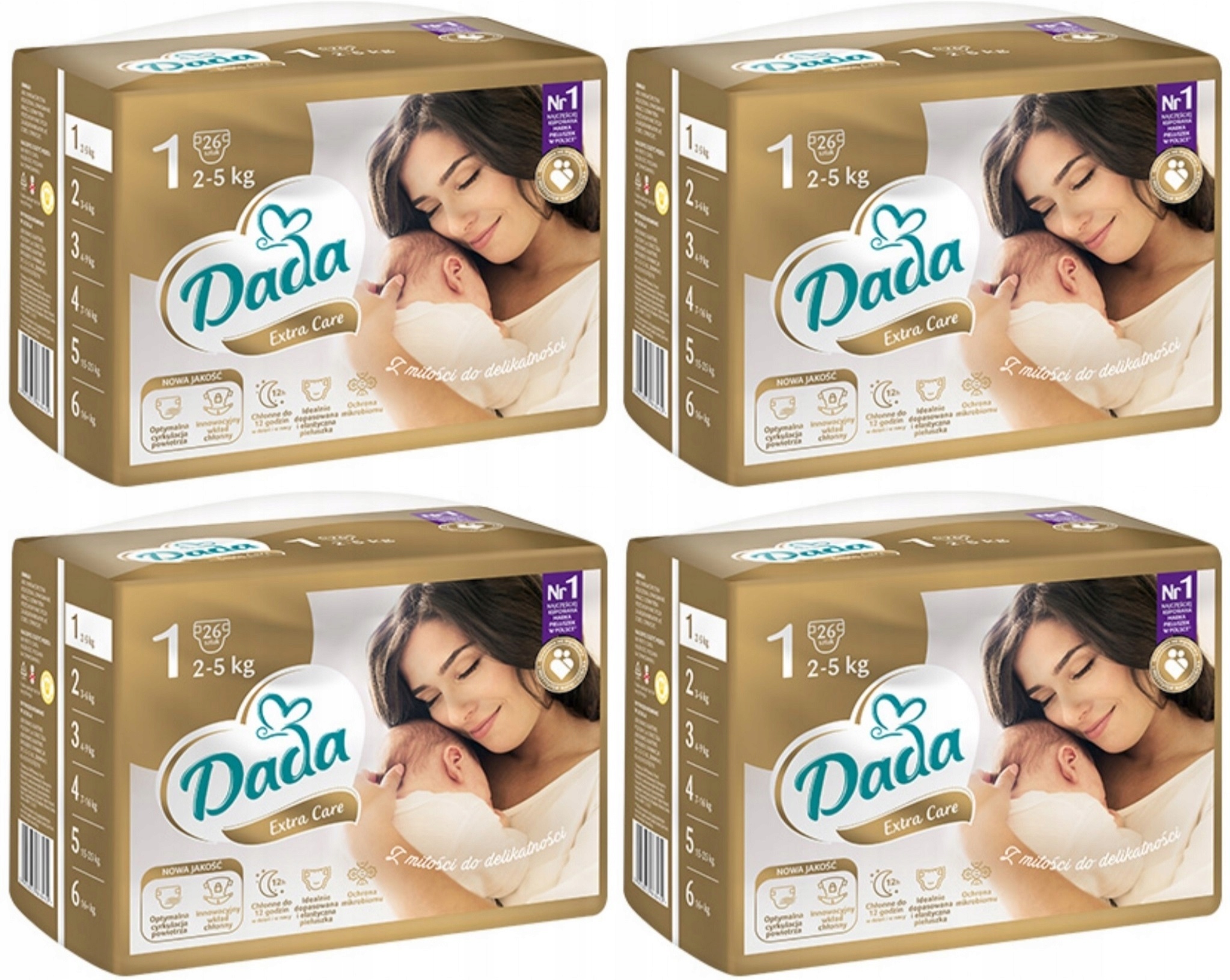 dada pieluchy 104 szt