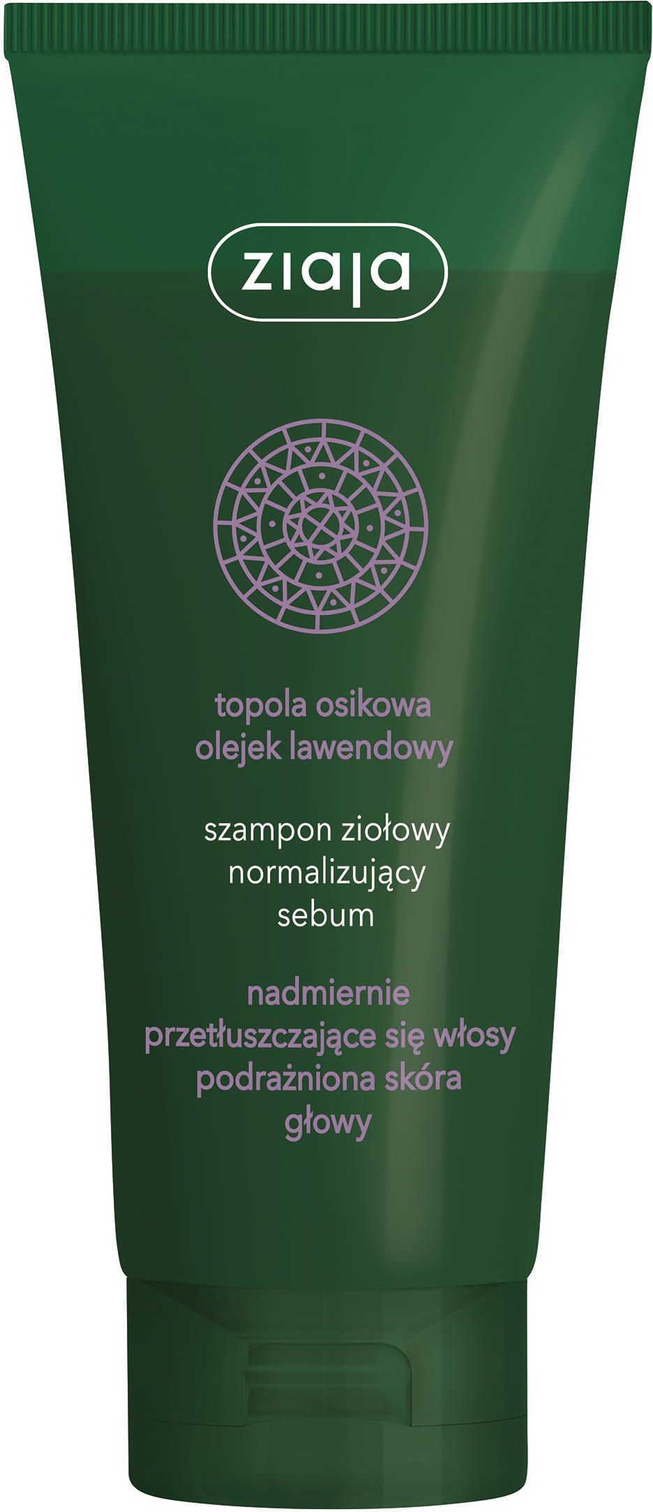 ziaja szampon ziołowy normalizujący sebum