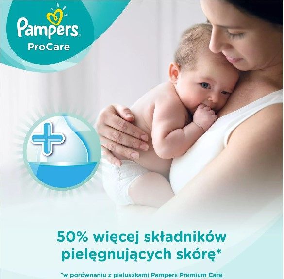 pampers procare rozmiar 0 38 pieluch