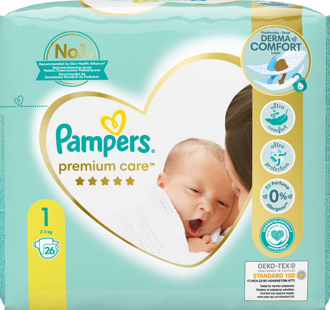 pampers rozmiar 1