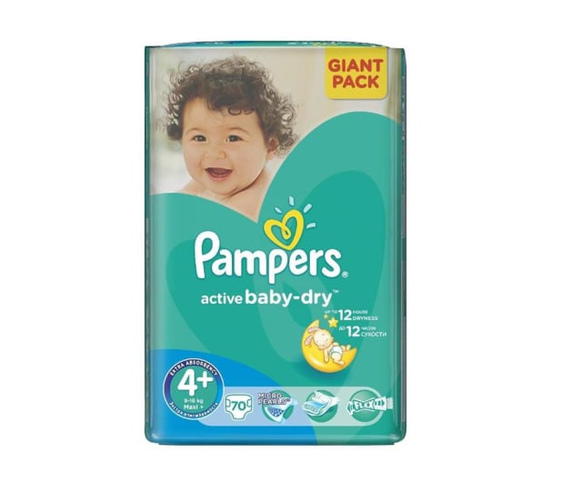 pampers 4+ po 70 szt