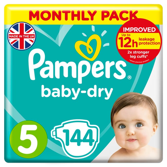 pampers active baby dry 5 monthly pack