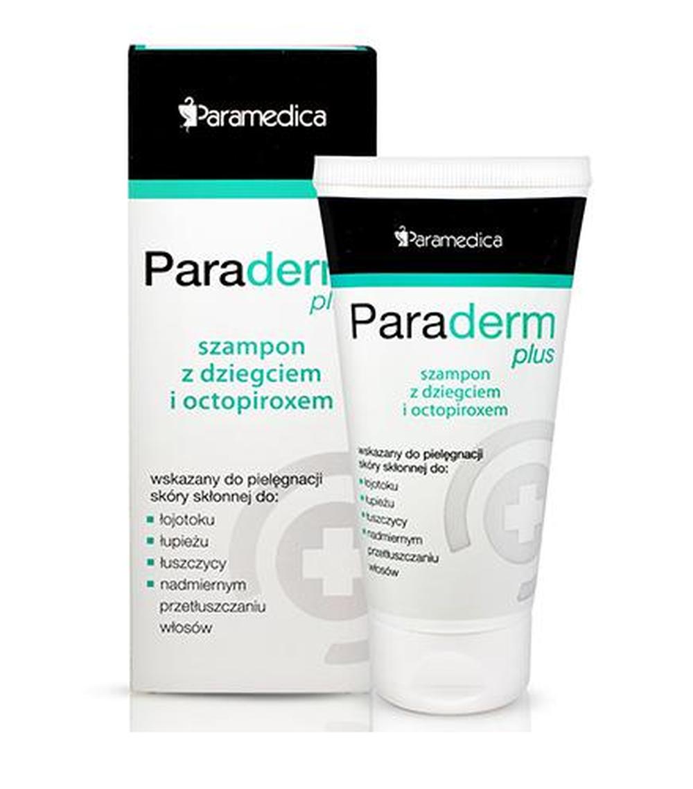 paraderm plus szampon z dziegciem łuszczyca łojoto