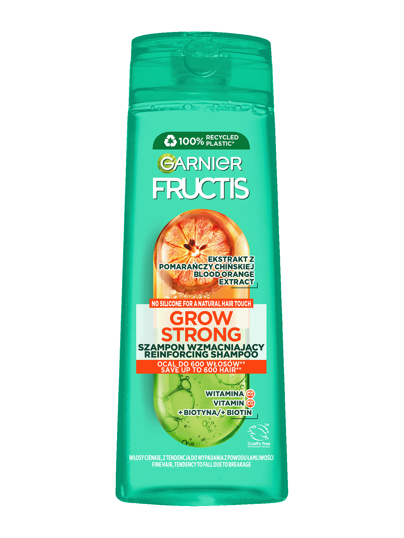 garnier fructis grow strong szampon wzmacniający do włosów osłabionych