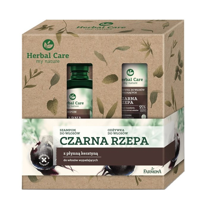 farmona herbal care szampon przeciw wypadających włosów czarna rzepa