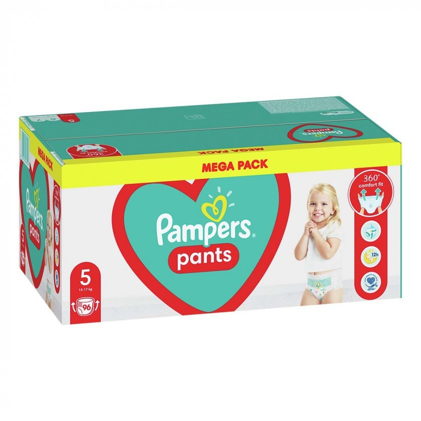 pampers 5 96 pants 28