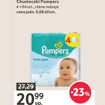 4 pak chusteczki pampers