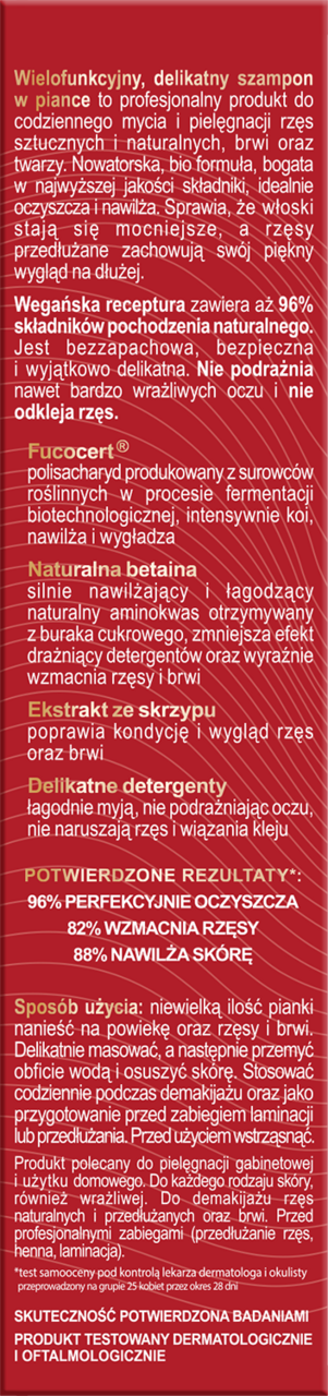 szampon do sztucznych rzęs rossmann