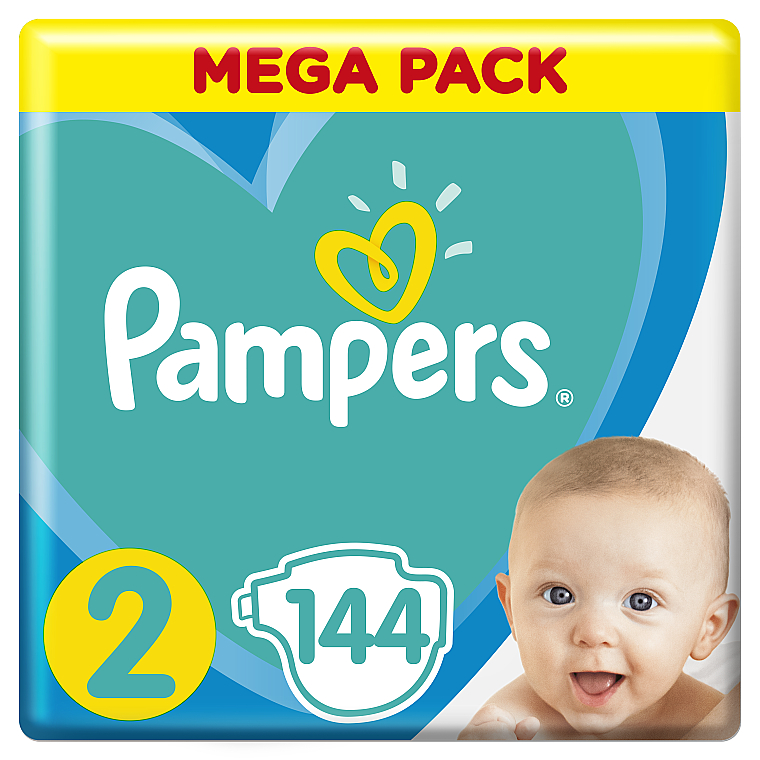 pampers 2 karton 144 sztuki