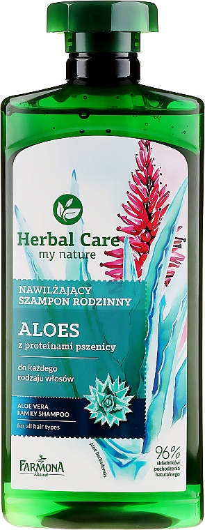 szampon herbal care aloes i len