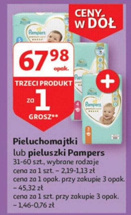 promocja pampers auchan 9 maja 2017