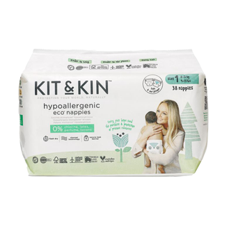 kit&kin biodegradowalne pieluszki jednorazowe rozmiar 1 40 sztuk