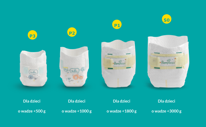 pampers dla wcześniaków 800 gramów