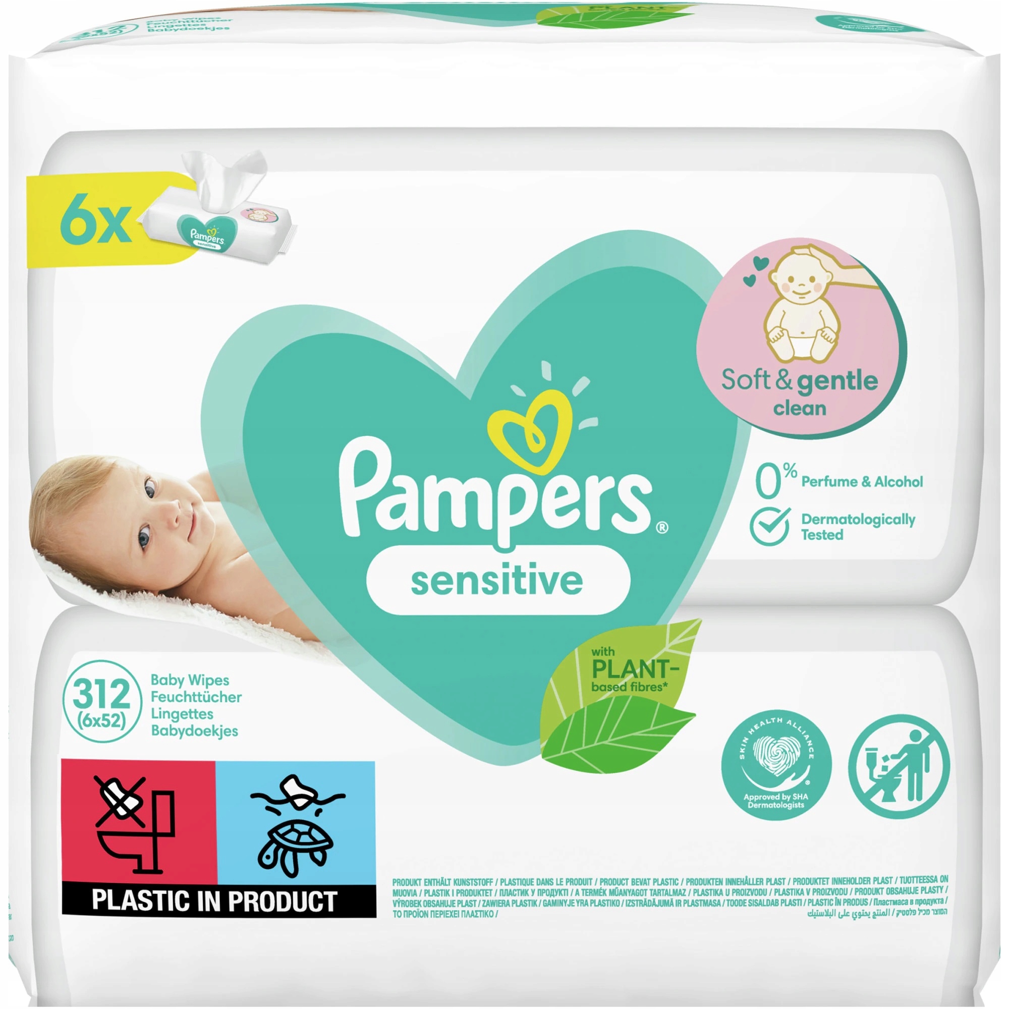 chusteczki mykre pampers sensitivel