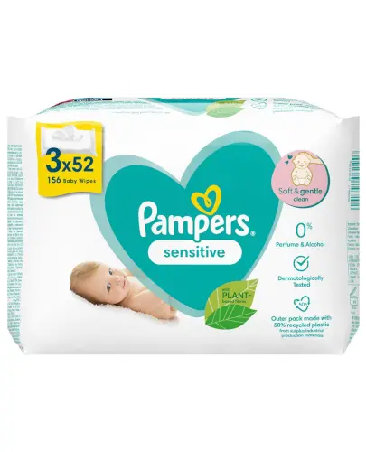 pampers sensitive sklad