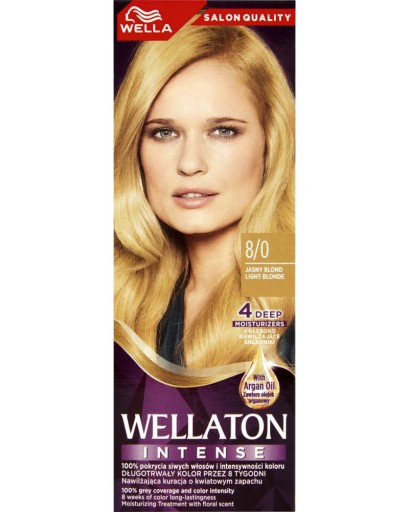 jasny blond 8.0 wellaton szampon koloryzujący