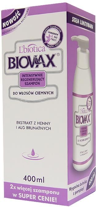 biovax do włosów ciemnych szampon