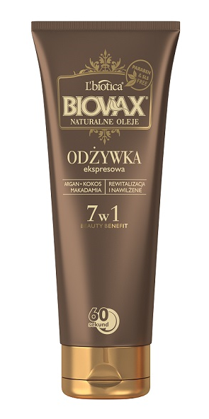 biovax bb odżywka do włosów 60 sekund argan makadamia kokos